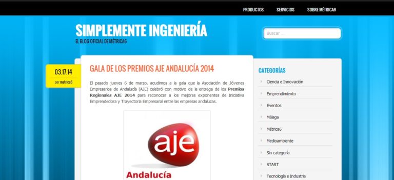 Cambio de blog. Innovación, Métrica6, ingeniería, desarrollo de producto.