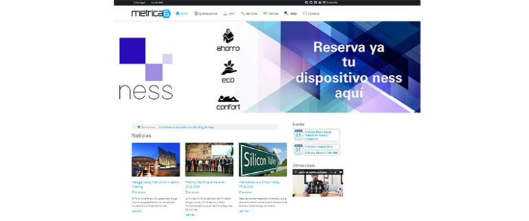 Nueva web de Métrica6