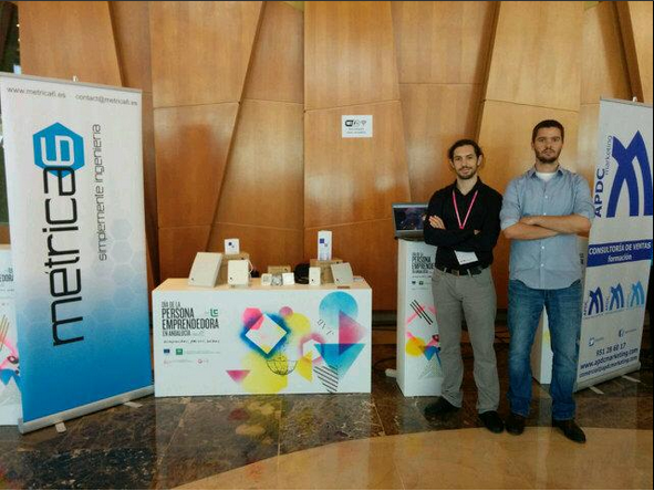 Métrica6 en el Día de la Persona Emprendedora en Andalucía 2015 – empresa de I+D+i, innovación y desarrollo de producto representando el ecosistema tecnológico malagueño