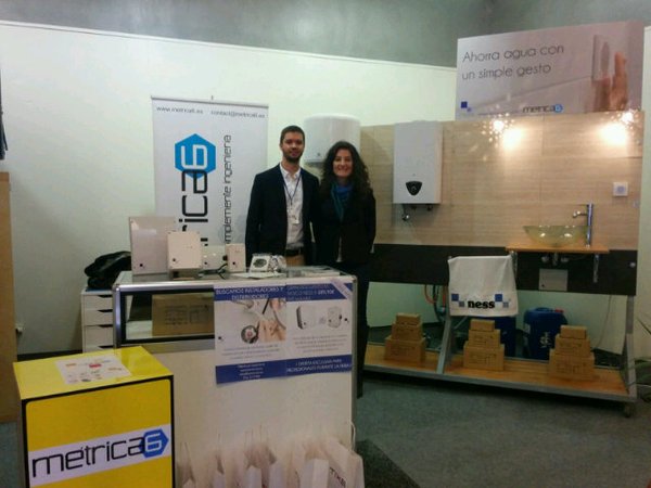 Métrica6 presenta el dispositivo NESS en EVENCASA 2015 – feria de hogar inteligente, smart home e innovación tecnológica para el ahorro de agua en viviendas